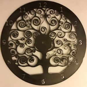 horloge arbre de vie spirale